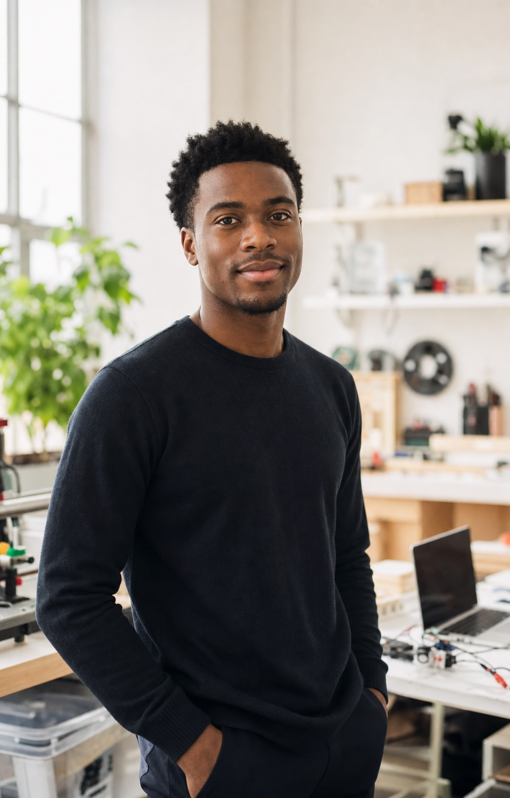 Jordan Brooks, student founder